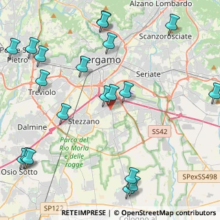 Mappa Via Cremasca, 24052 Azzano San Paolo BG, Italia (5.727)
