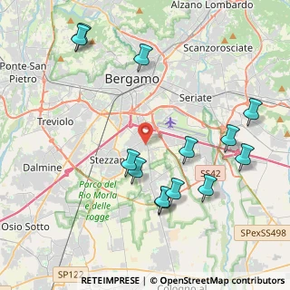 Mappa Via Cremasca, 24052 Azzano San Paolo BG, Italia (4.55231)