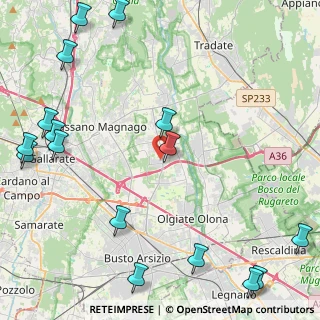 Mappa Via Canova, 21054 Fagnano Olona VA, Italia (6.3625)