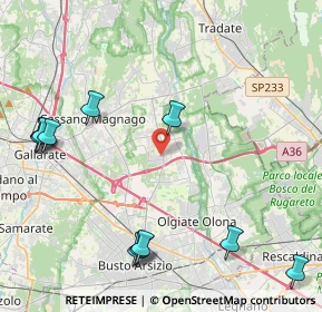 Mappa Via Canova, 21054 Fagnano Olona VA, Italia (5.42273)