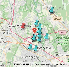 Mappa Via Canova, 21054 Fagnano Olona VA, Italia (2.75357)