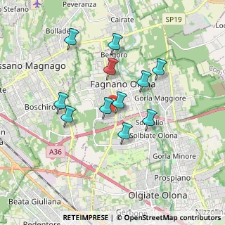 Mappa Via Canova, 21054 Fagnano Olona VA, Italia (1.53727)