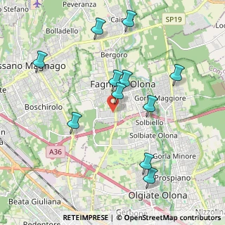 Mappa Via Canova, 21054 Fagnano Olona VA, Italia (2.04727)