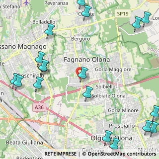 Mappa Via Canova, 21054 Fagnano Olona VA, Italia (3.20778)