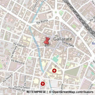 Mappa Via Achille Cadolini, 1, 21013 Gallarate, Varese (Lombardia)