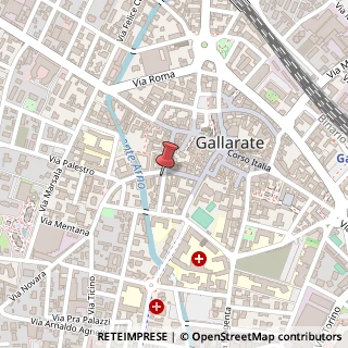 Mappa Via Achille Cadolini, 4, 21013 Gallarate, Varese (Lombardia)