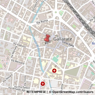 Mappa Via San Giovanni Bosco, 10, 21013 Gallarate, Varese (Lombardia)