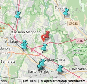 Mappa Via Nobile, 21054 Fagnano Olona VA, Italia (4.63417)