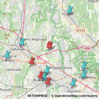Mappa Via Nobile, 21054 Fagnano Olona VA, Italia (5.7775)