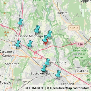 Mappa Via Nobile, 21054 Fagnano Olona VA, Italia (3.95909)