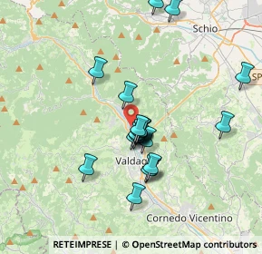 Mappa Vicolo Paoli, 36078 Valdagno VI, Italia (3.0225)