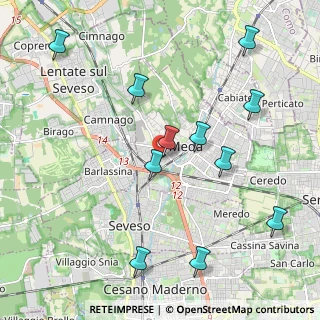 Mappa Via Martesana, 20821 Meda MB, Italia (2.28273)