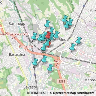 Mappa Via San Pietro Martire, 20821 Meda MB, Italia (0.739)