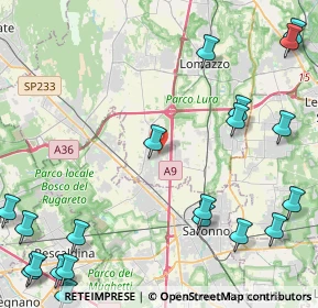 Mappa Via Silvio Pellico, 22078 Turate CO, Italia (6.462)