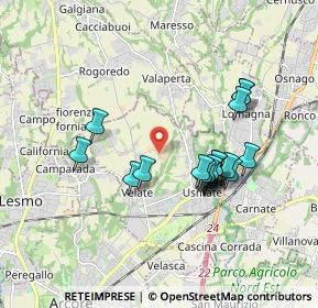 Mappa Via Corte Sant'Anna, 20865 Usmate Velate MB, Italia (1.61)