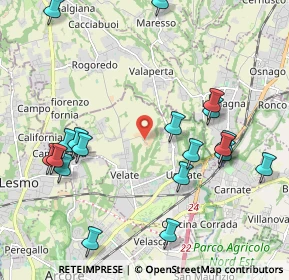 Mappa Via Corte Sant'Anna, 20865 Usmate Velate MB, Italia (2.36316)