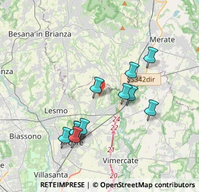 Mappa Via Corte Sant'Anna, 20865 Usmate Velate MB, Italia (3.48)