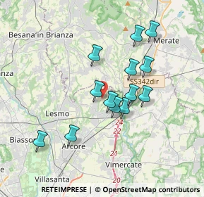Mappa Via Corte Sant'Anna, 20865 Usmate Velate MB, Italia (3.1)