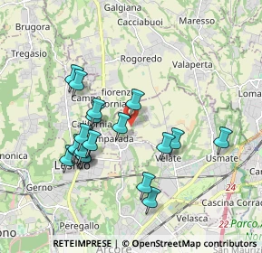 Mappa Via Cappelletta, 20857 Camparada MB, Italia (1.7675)