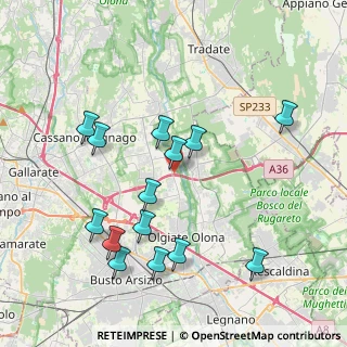 Mappa Via Adige, 21054 Fagnano Olona VA, Italia (4.07429)