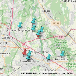 Mappa Via Adige, 21054 Fagnano Olona VA, Italia (4.13818)