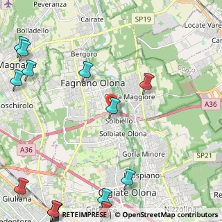 Mappa Via Adige, 21054 Fagnano Olona VA, Italia (3.632)