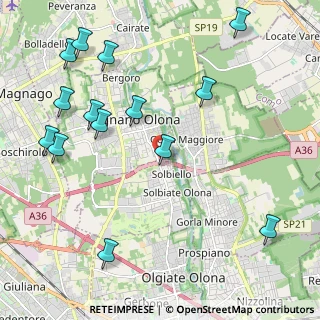 Mappa Via Adige, 21054 Fagnano Olona VA, Italia (2.59571)