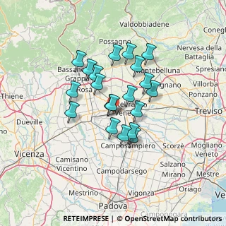 Mappa Via Monte Piana, 35018 San Martino di Lupari PD, Italia (10.564)