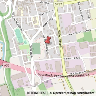Mappa Via i maggio 12, 21050 Gorla Maggiore, Varese (Lombardia)