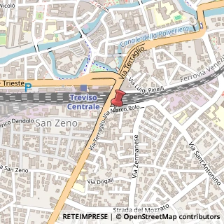 Mappa Via Marco Polo, 19, 31100 Treviso, Treviso (Veneto)