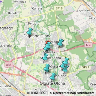 Mappa Via Indipendenza, 21058 Solbiate Olona VA, Italia (1.76583)