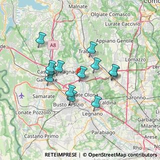 Mappa Via Indipendenza, 21058 Solbiate Olona VA, Italia (5.97462)