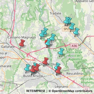 Mappa Via Indipendenza, 21058 Solbiate Olona VA, Italia (4.3205)