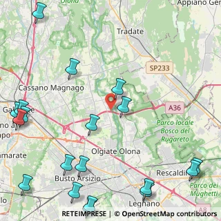 Mappa Via Indipendenza, 21058 Solbiate Olona VA, Italia (6.6725)