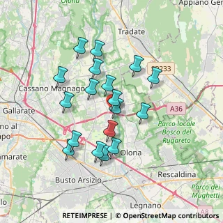 Mappa Via Indipendenza, 21058 Solbiate Olona VA, Italia (3.14944)