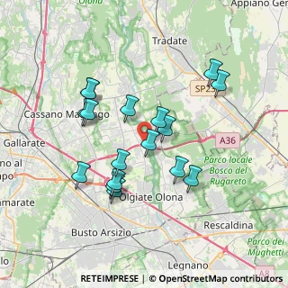 Mappa Via Indipendenza, 21058 Solbiate Olona VA, Italia (3.31706)