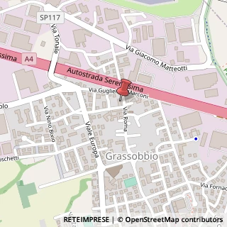 Mappa Via Roma, 8, 24050 Grassobbio, Bergamo (Lombardia)