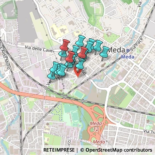 Mappa Via Giovanni da Verrazzano, 20821 Meda MB, Italia (0.2745)