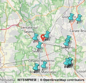 Mappa Via Giovanni da Verrazzano, 20821 Meda MB, Italia (4.84714)