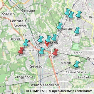 Mappa Via Giovanni da Verrazzano, 20821 Meda MB, Italia (2.01692)