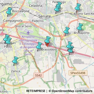 Mappa Via Europa, 24050 Grassobbio BG, Italia (2.78692)