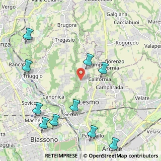 Mappa Via Antonio Meucci, 20856 Correzzana MB, Italia (2.90818)