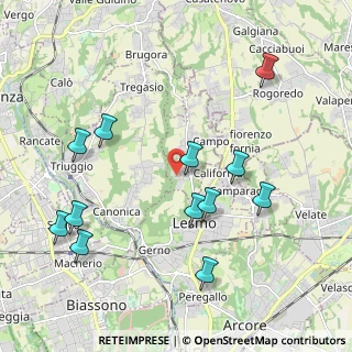 Mappa Via Antonio Meucci, 20856 Correzzana MB, Italia (2.19833)