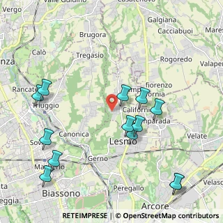 Mappa Via Antonio Meucci, 20856 Correzzana MB, Italia (2.37692)