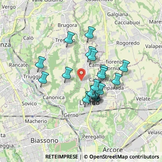 Mappa Via Antonio Meucci, 20856 Correzzana MB, Italia (1.4455)