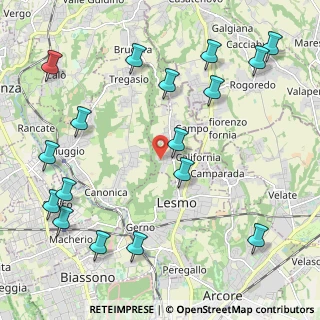 Mappa Via Antonio Meucci, 20856 Correzzana MB, Italia (2.67765)