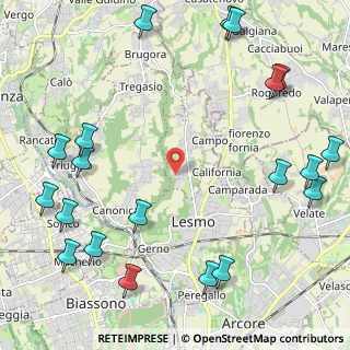 Mappa Via Antonio Meucci, 20856 Correzzana MB, Italia (3.0605)