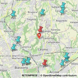 Mappa Via Antonio Meucci, 20856 Correzzana MB, Italia (3.18071)
