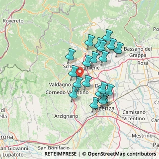 Mappa Via Gorizia, 36034 Malo VI, Italia (11.6995)