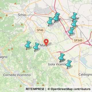 Mappa Via Gorizia, 36034 Malo VI, Italia (4.57273)